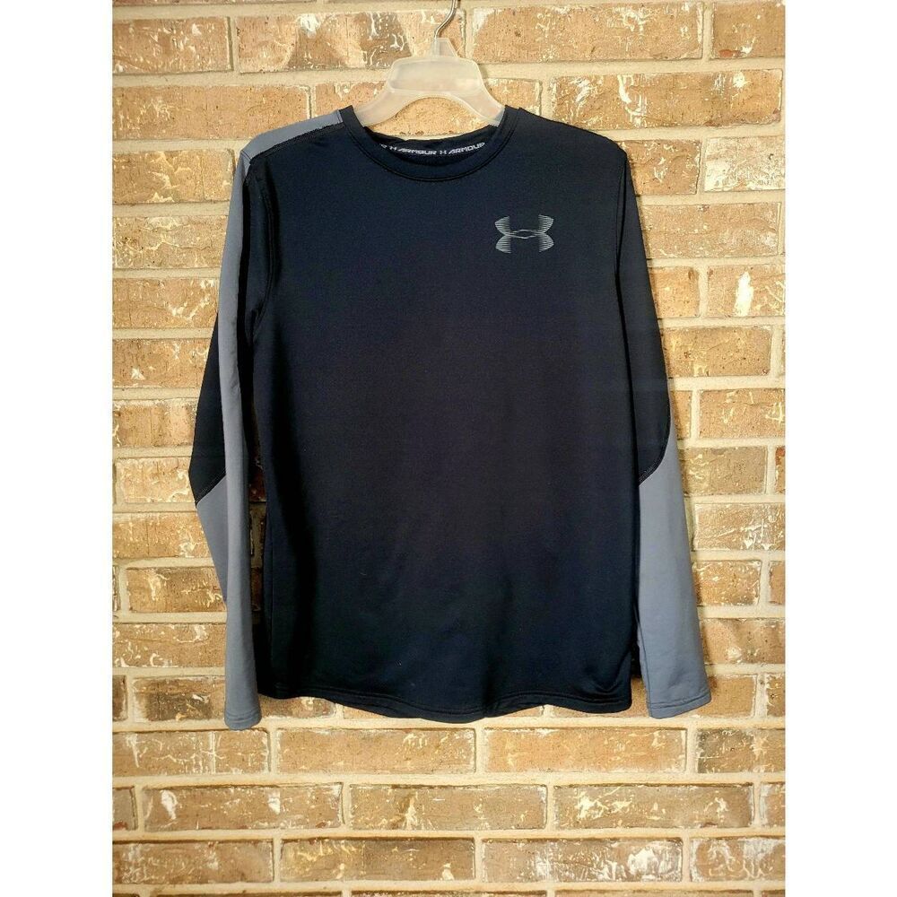Under Armour Cold Gear Long Sleeve Crew Shirt, Youth XL 18/20